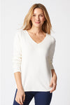Cozy Rib Solid Easy v-neck Tee