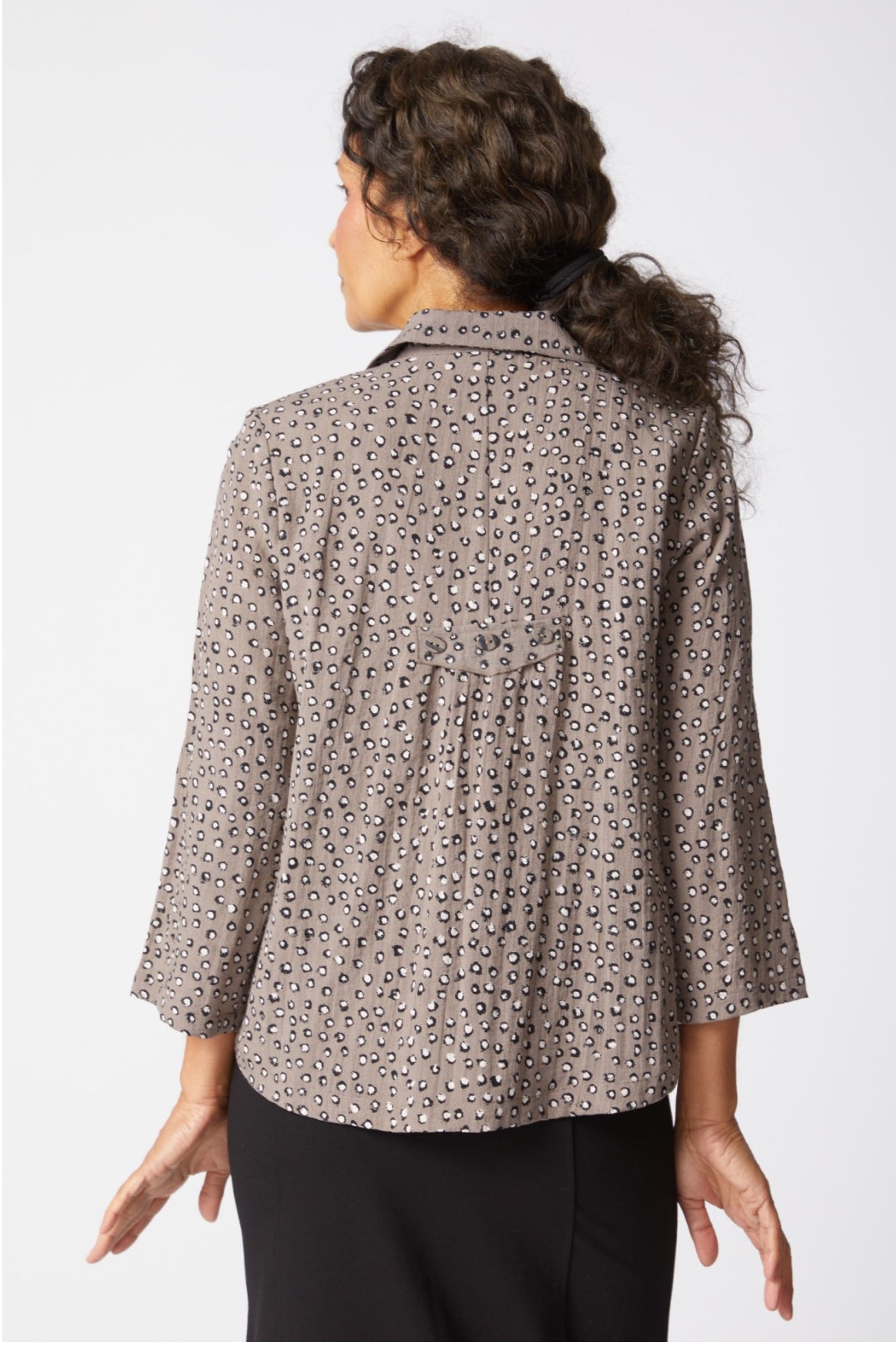 Express Dot Mix Pleat Back Jacket