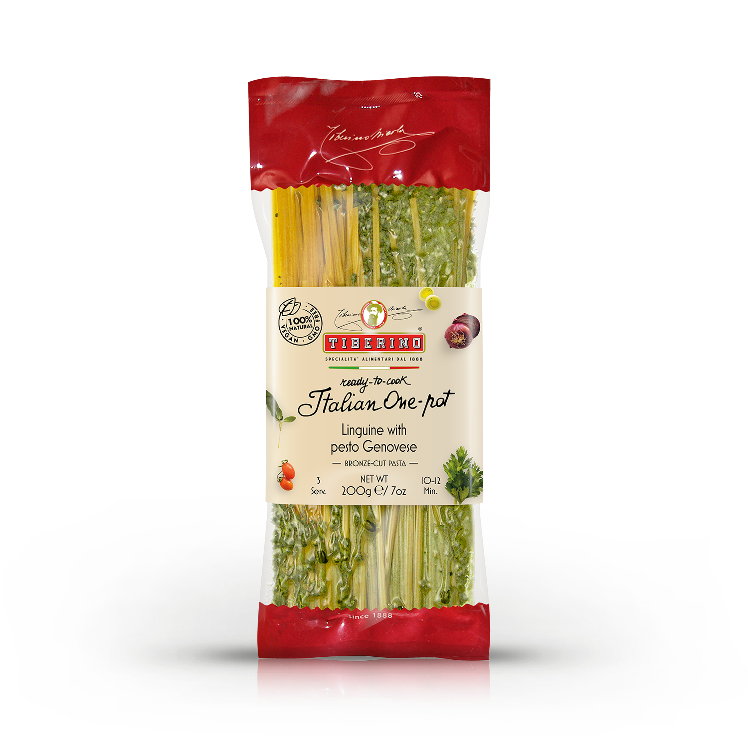 Linguine with Basil Pesto