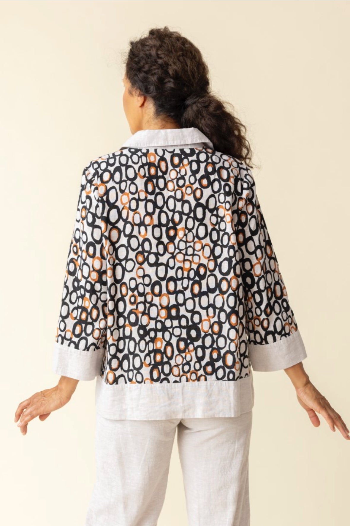 Linen Circle Cool Caftan