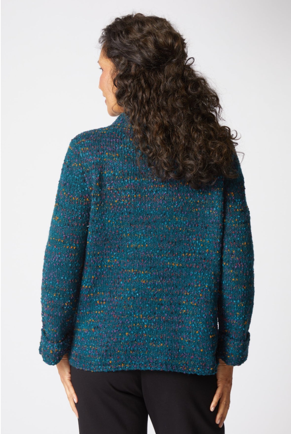 Confetti Funnel Neck Pullover