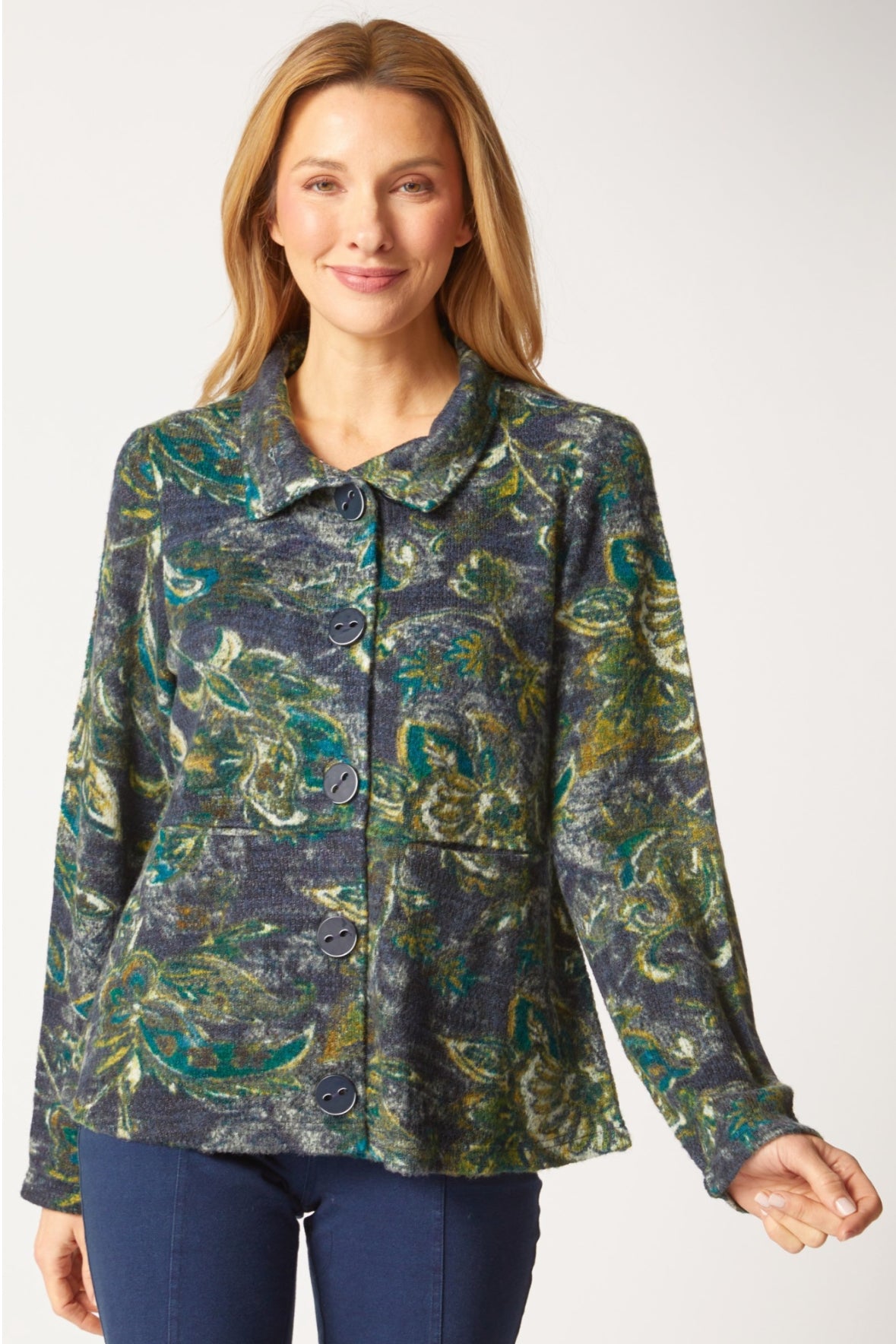 Aspen Knit Paisley Highland Jacket