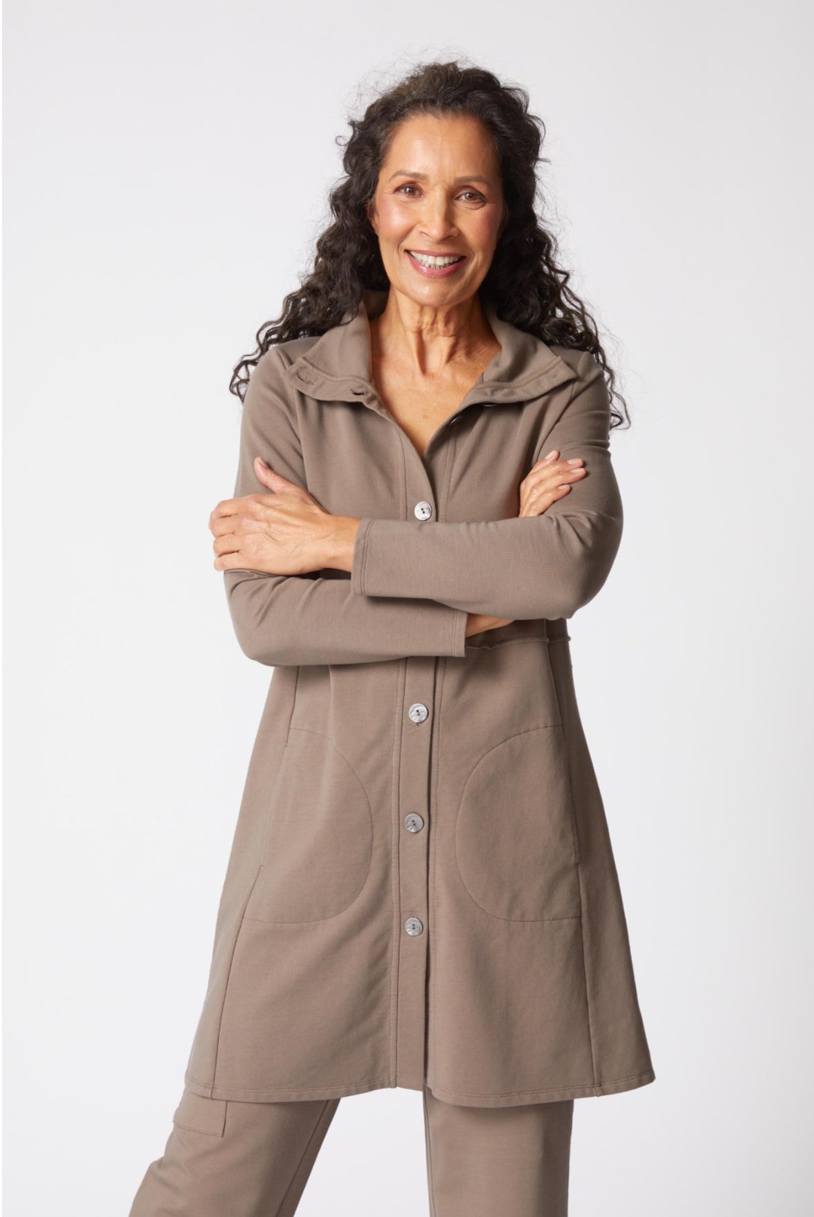 French Terry Car Coat