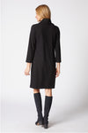 Core Travel Solid Pleat Front Dress