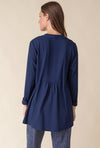 Core travel solid long jacket