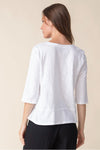 Cotton Pebble Elbow Sleeve Tee