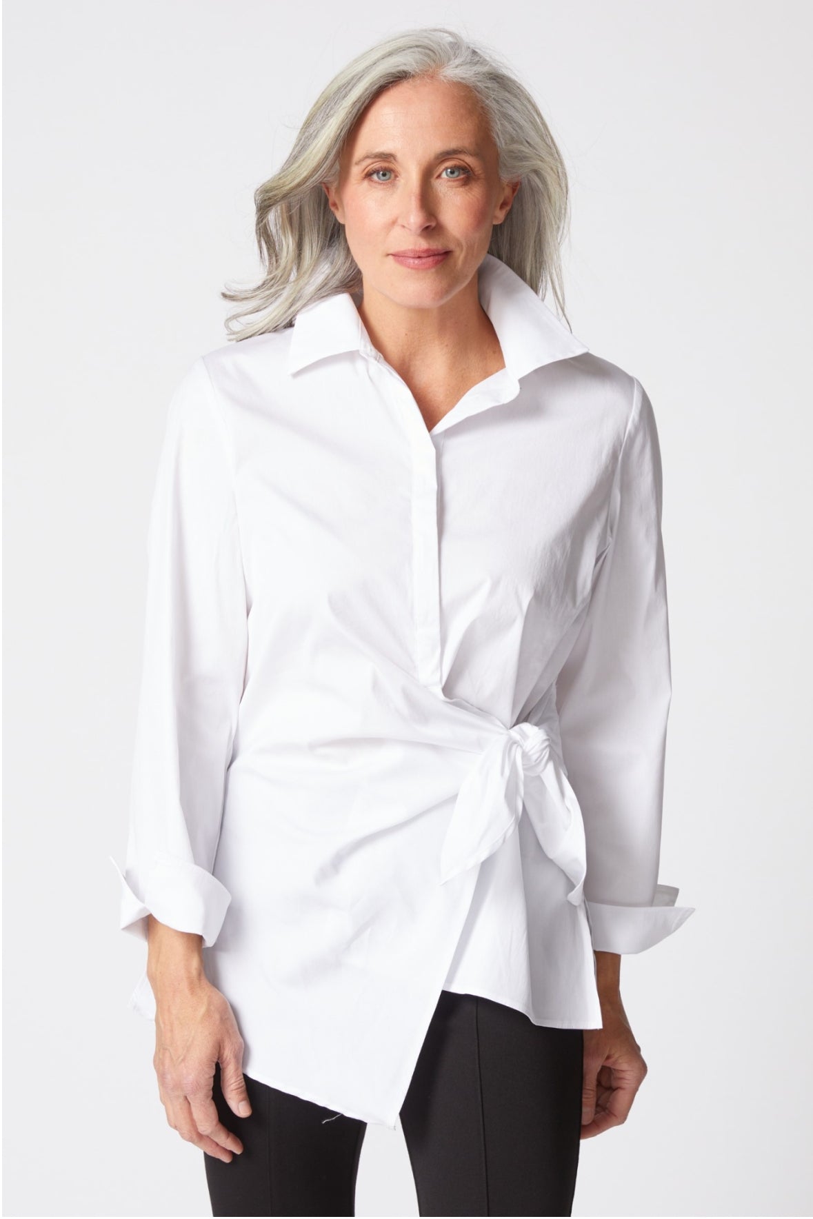 Perfect travel side tie shirt