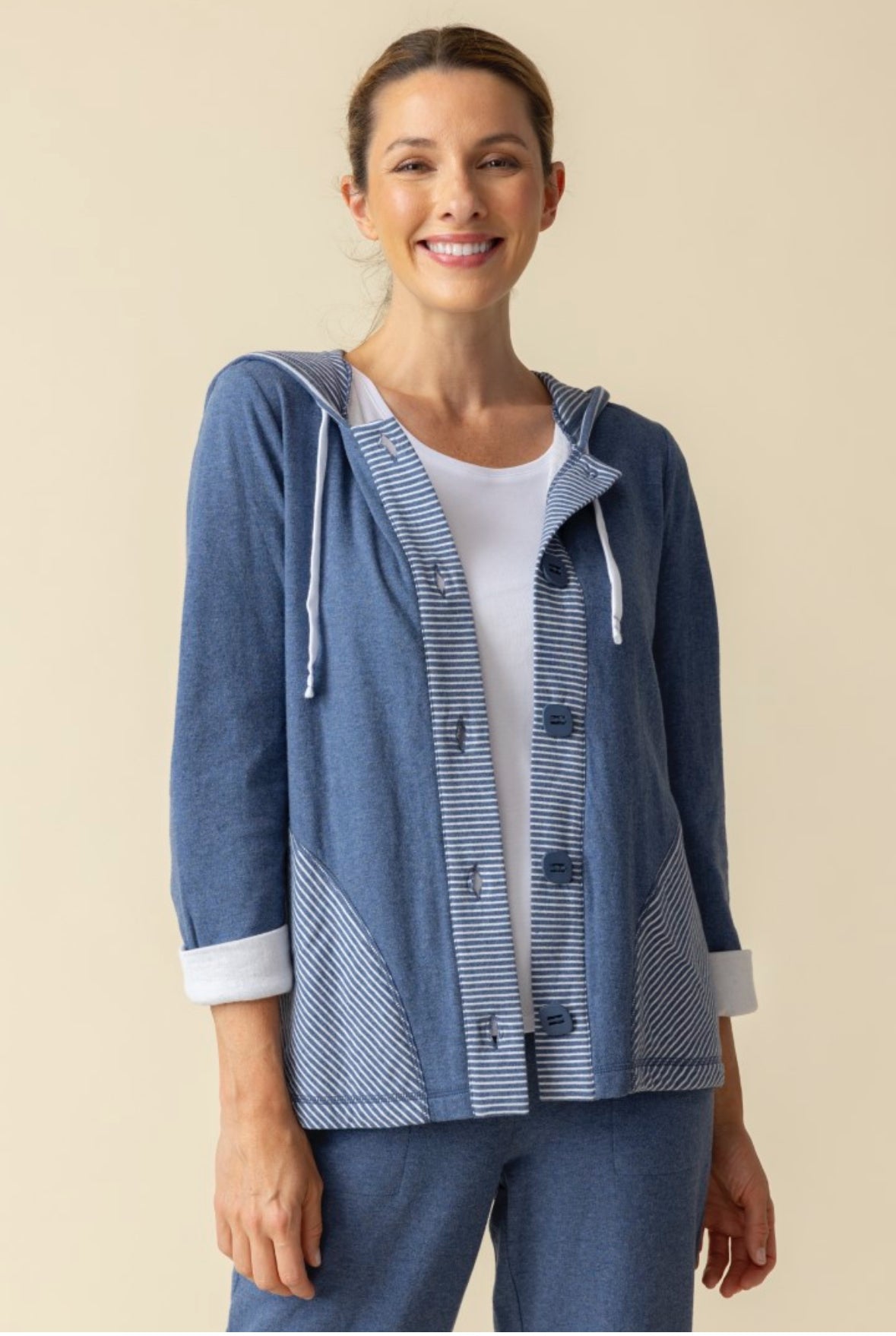Vacay Stripes Hoodie