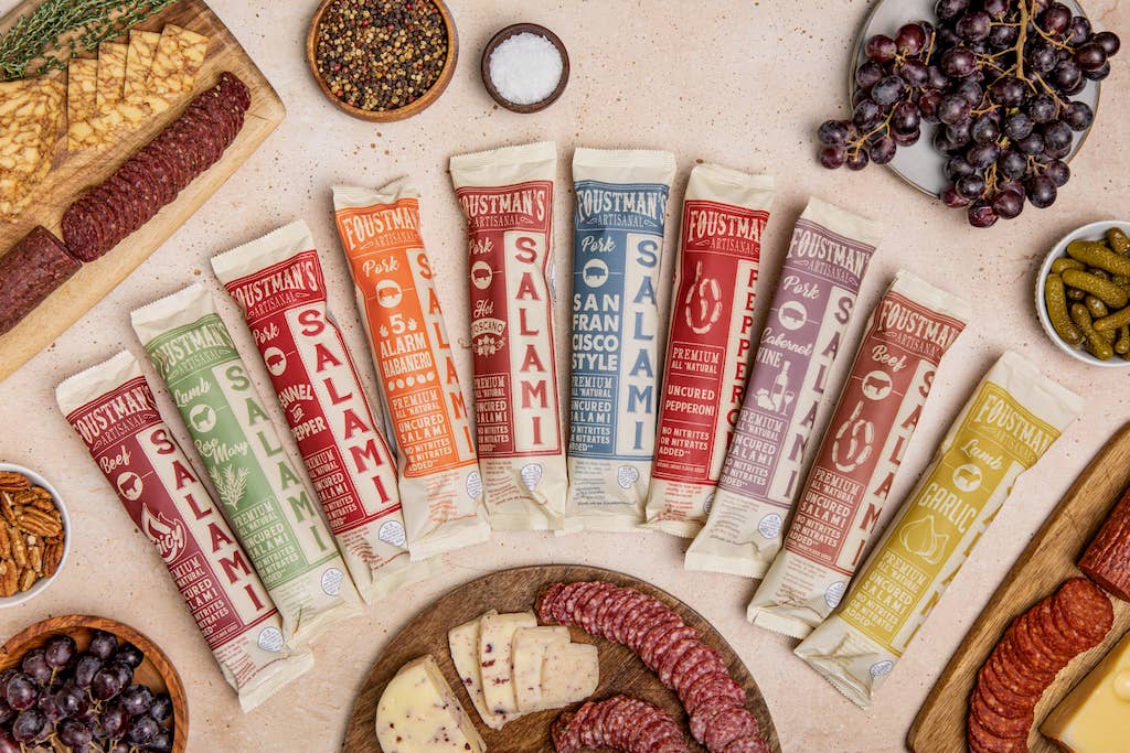 PORK FENNEL &amp; PEPPER | FOUSTMAN'S ALL-NATURAL UNCURED SALAMI