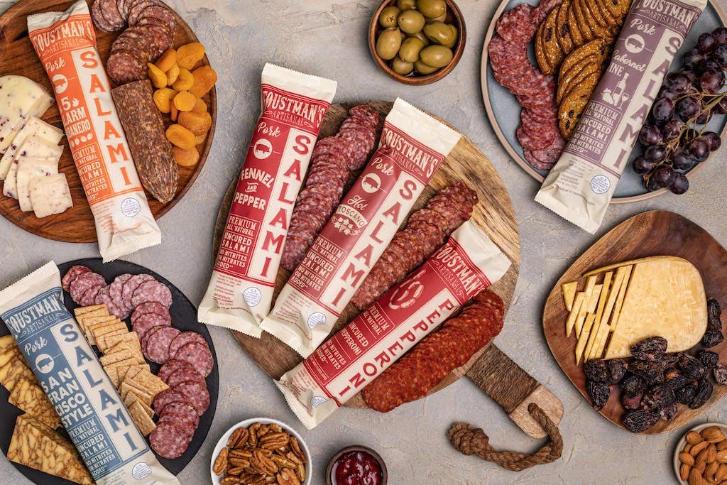 PORK FENNEL &amp; PEPPER | FOUSTMAN'S ALL-NATURAL UNCURED SALAMI