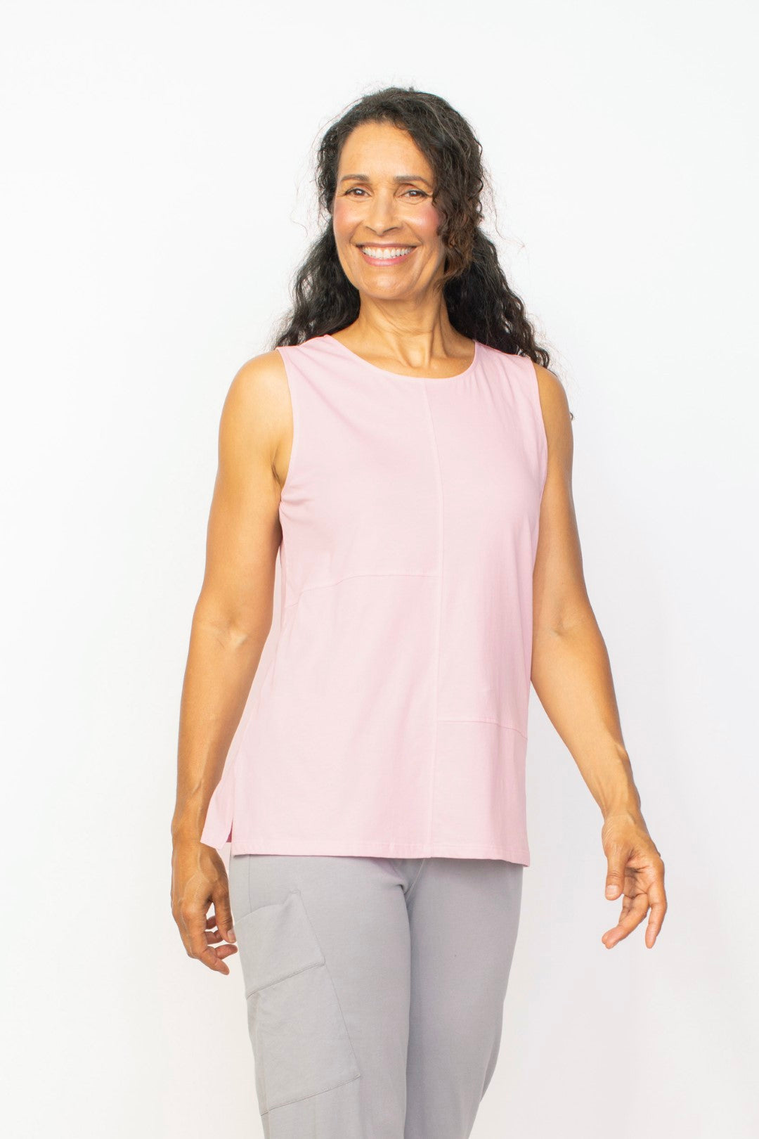 Solid Cotton Seam Tank