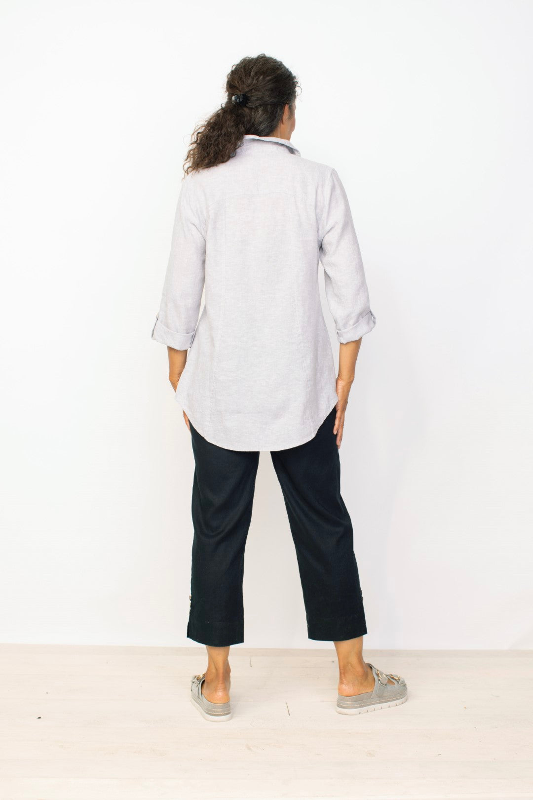 Linen Solid Buttondown